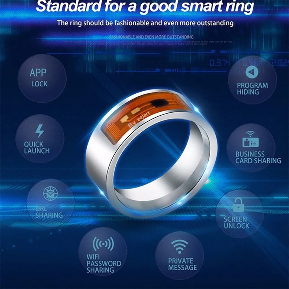 NFC Smart Ring - Multifunctional Waterproof Wearable Tech