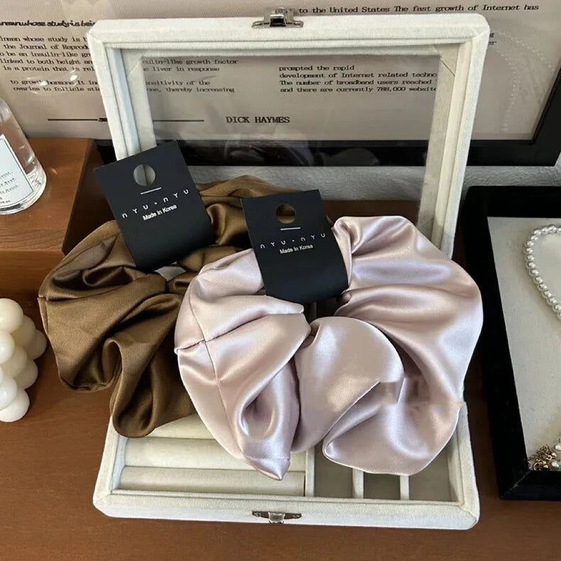 Satin Scrunchie - Silk Hair Tie for Women
