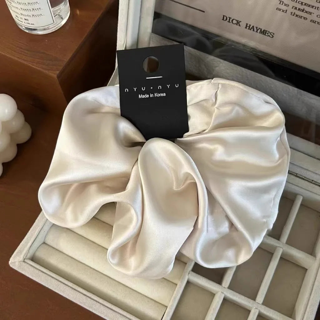 Satin Scrunchie - Silk Hair Tie for Women - EU Fast Shipping