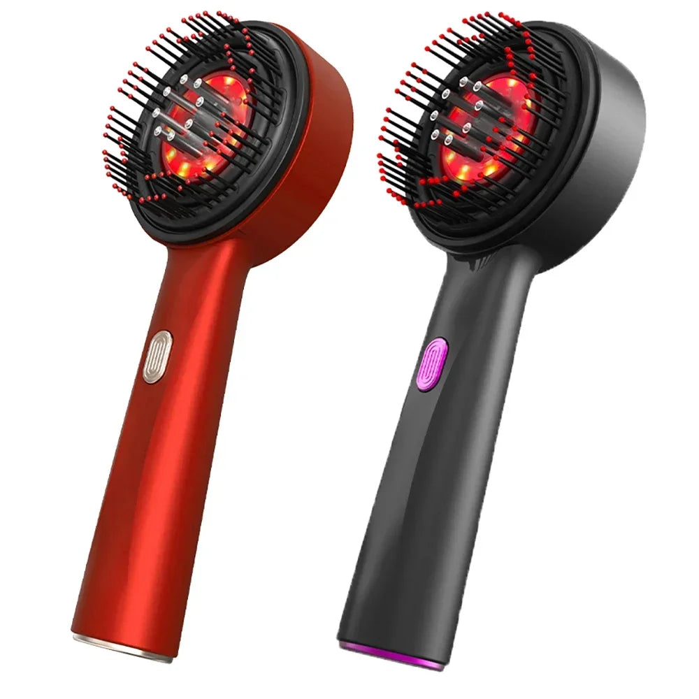 Electric Scalp Massage LED Comb - Vibration Therapy - EU Fast Shipping