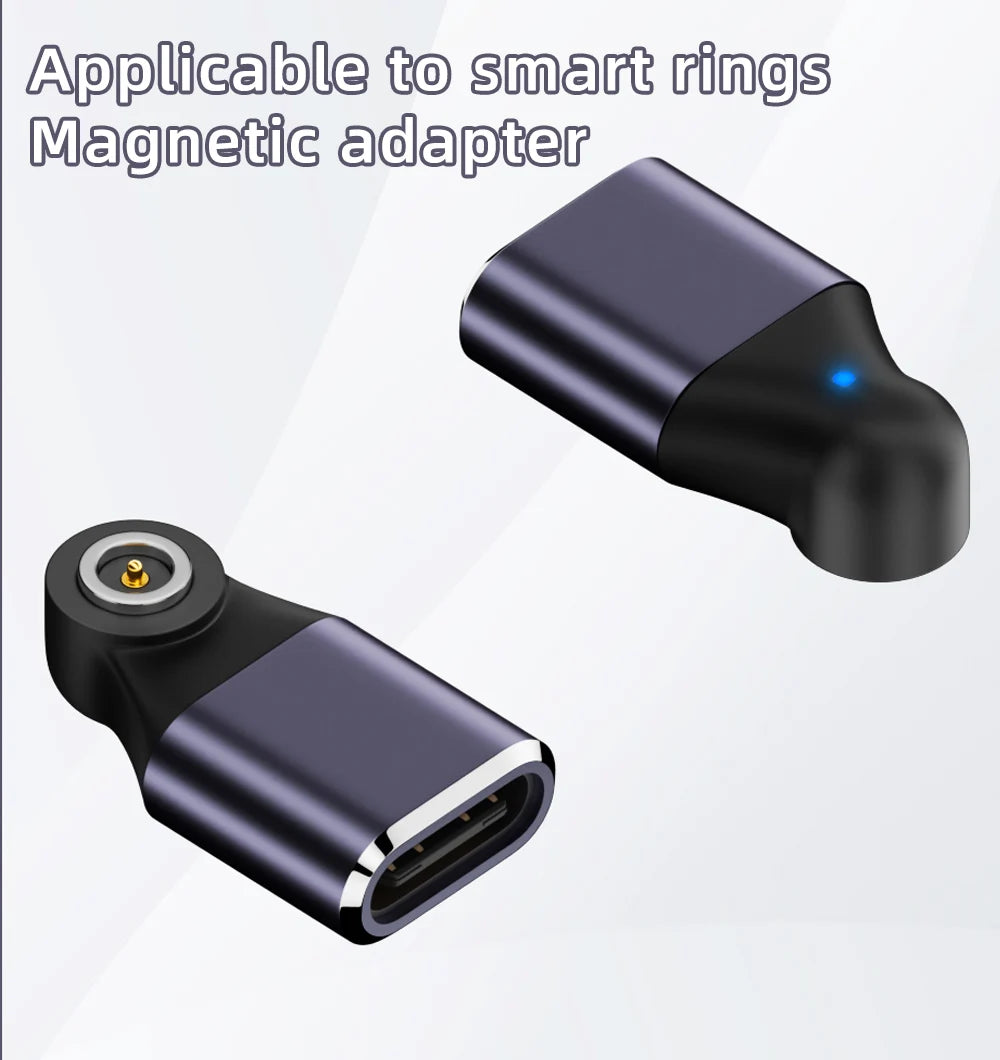 Type-C to Smart Ring Charging Adapter - Magnetic - EU Fast Shipping