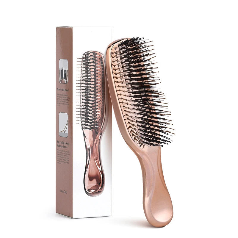 Premium Head Massager Brush - Rose Gold Scalp Tool - EU Fast Shipping