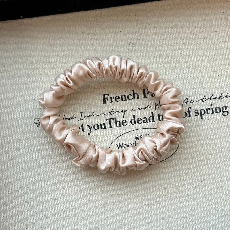 100% Pure Mulberry Silk Hair Scrunchies - EU Fast Shipping