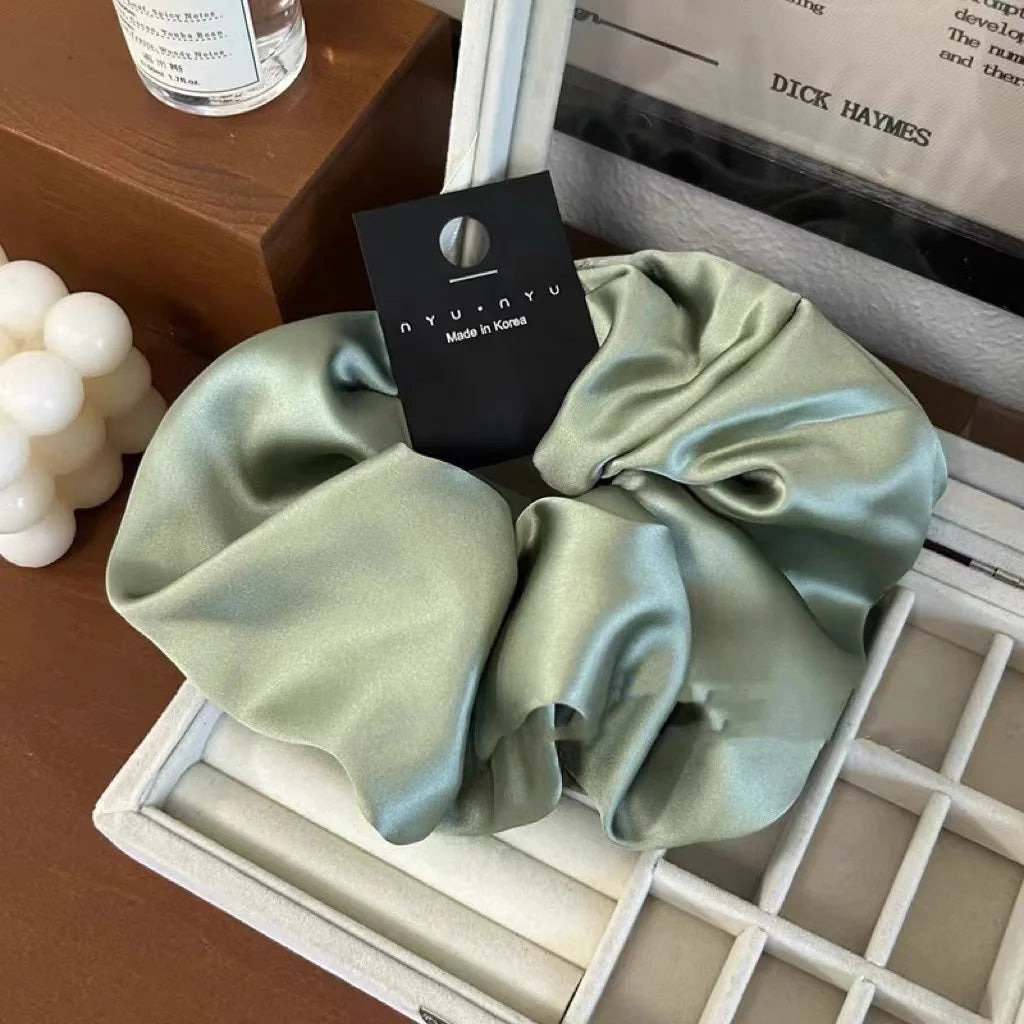 Satin Scrunchie - Silk Hair Tie for Women - EU Fast Shipping