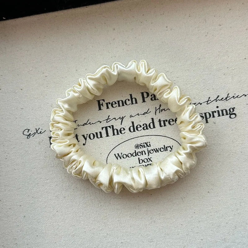100% Pure Mulberry Silk Hair Scrunchies - EU Fast Shipping