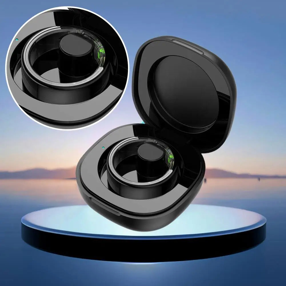 Portable Smart Ring Charging Case - 200mAh Power Bank