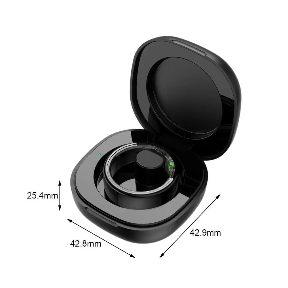 Portable Smart Ring Charging Case - 200mAh Power Bank