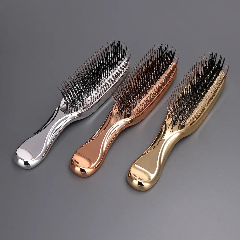 Premium Head Massager Brush - Rose Gold Scalp Tool - EU Fast Shipping