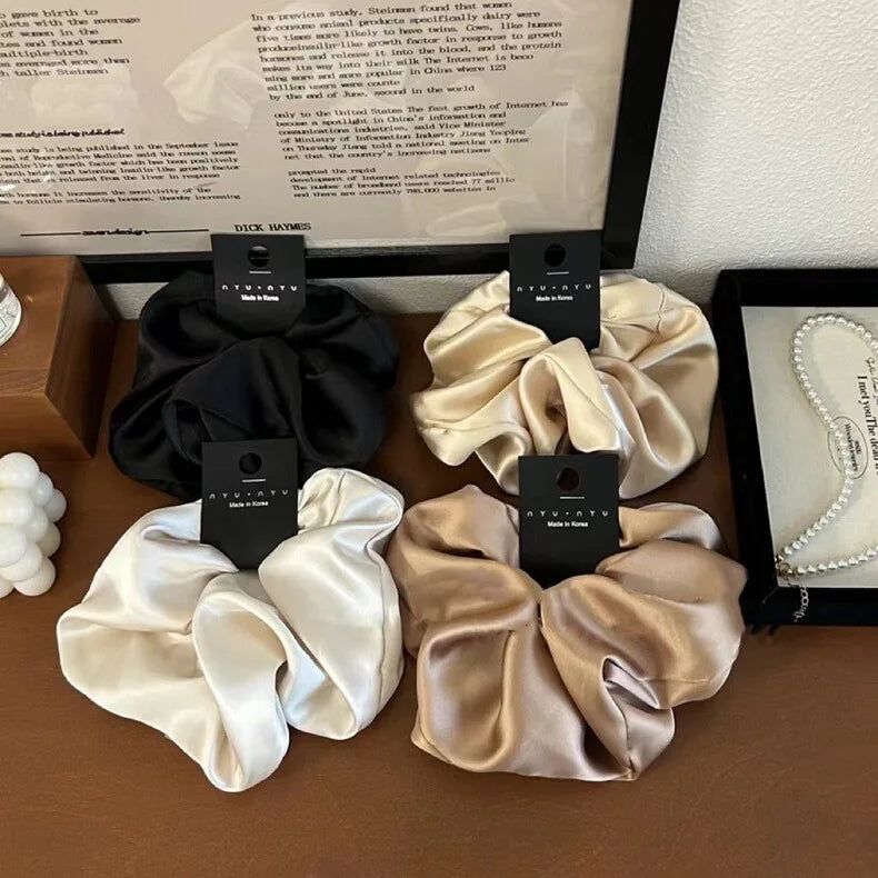 Satin Scrunchie - Silk Hair Tie for Women