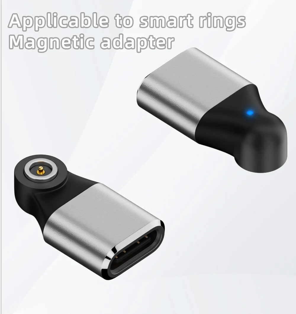 Type-C to Smart Ring Charging Adapter - Magnetic - EU Fast Shipping