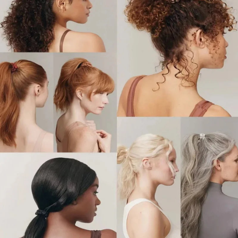 100% Pure Mulberry Silk Hair Scrunchies - EU Fast Shipping