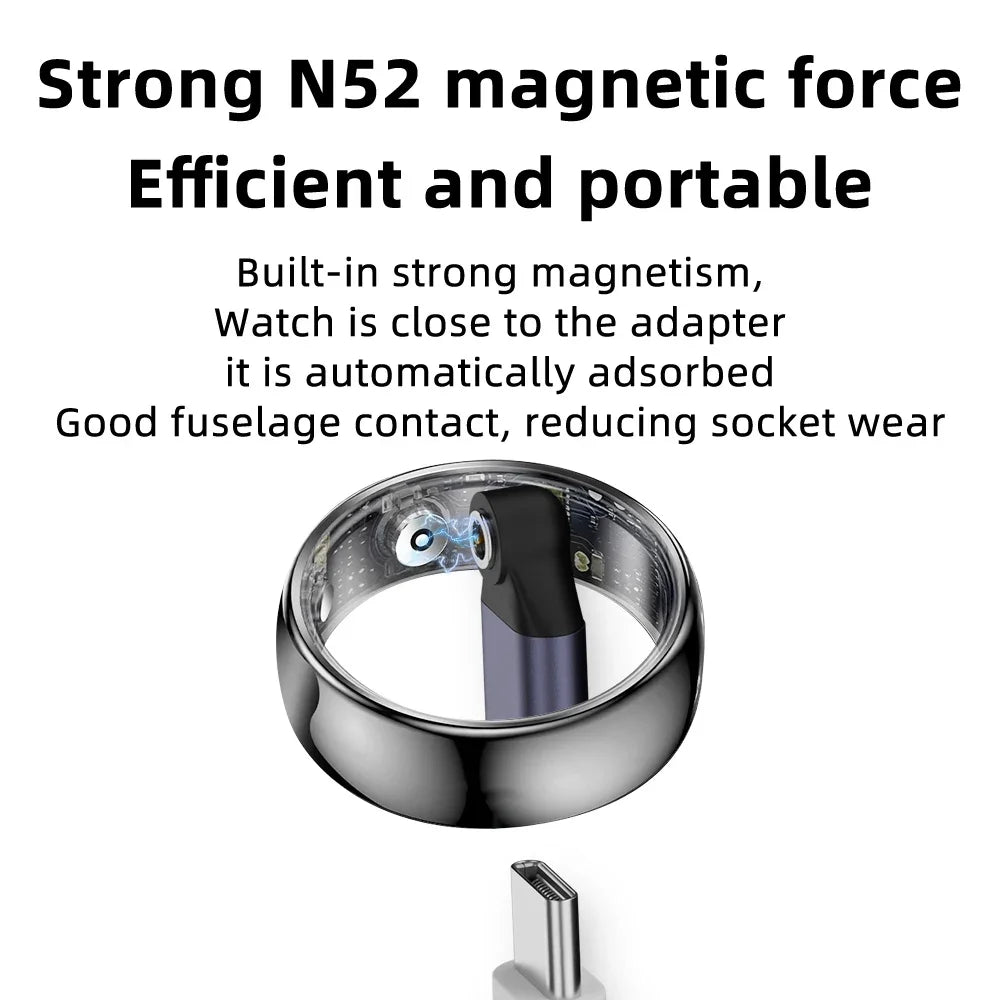 Type-C to Smart Ring Charging Adapter - Magnetic - EU Fast Shipping