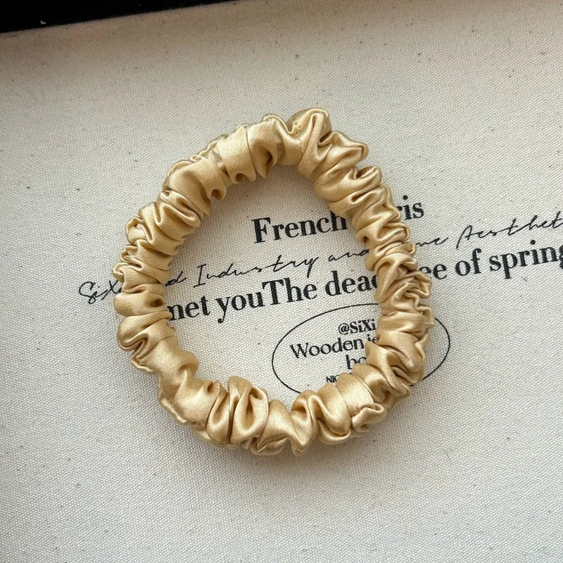 100% Pure Mulberry Silk Hair Scrunchies - EU Fast Shipping