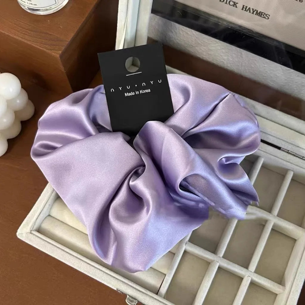 Satin Scrunchie - Silk Hair Tie for Women
