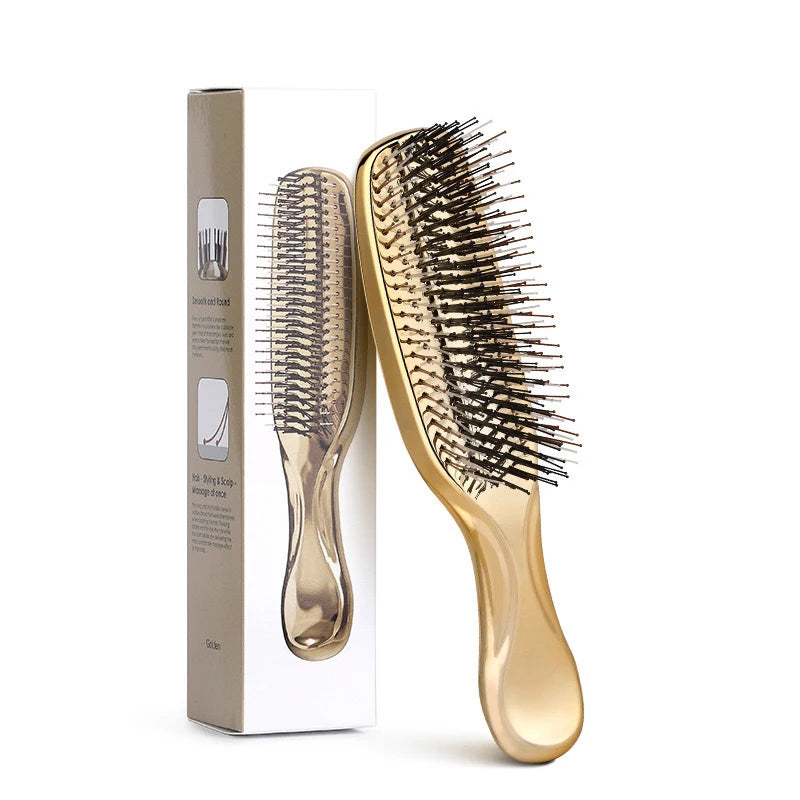 Premium Head Massager Brush - Rose Gold Scalp Tool - EU Fast Shipping