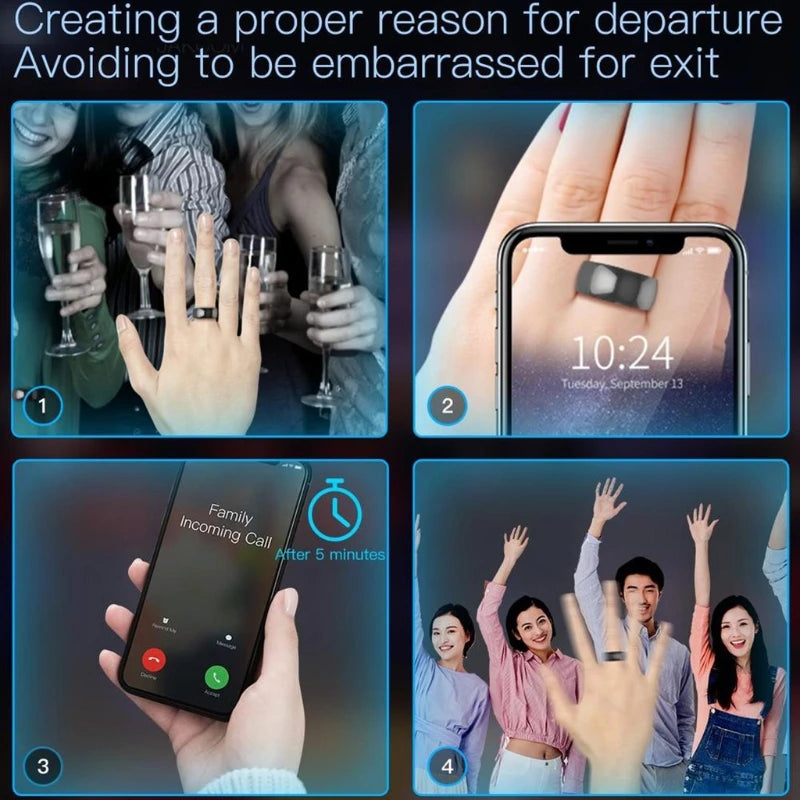 R4 Smart Ring - Waterproof NFC Multifunctional Wearable