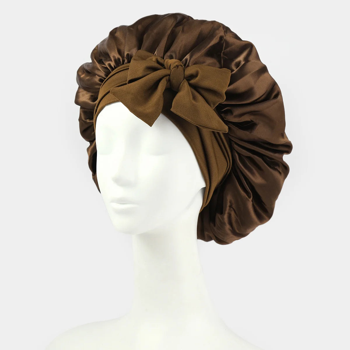 Satin Silk Hair Bonnet - Sleep Cap for Hair Protection