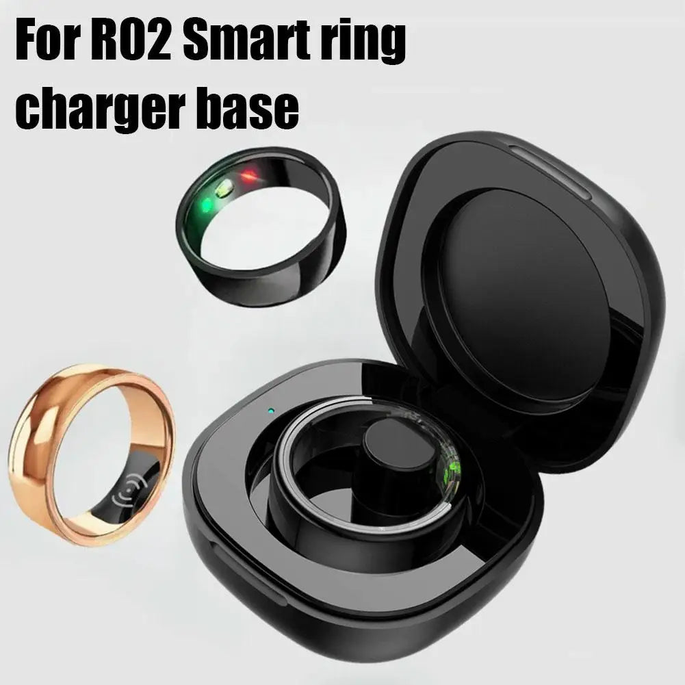 Portable Smart Ring Charging Case - 200mAh Power Bank