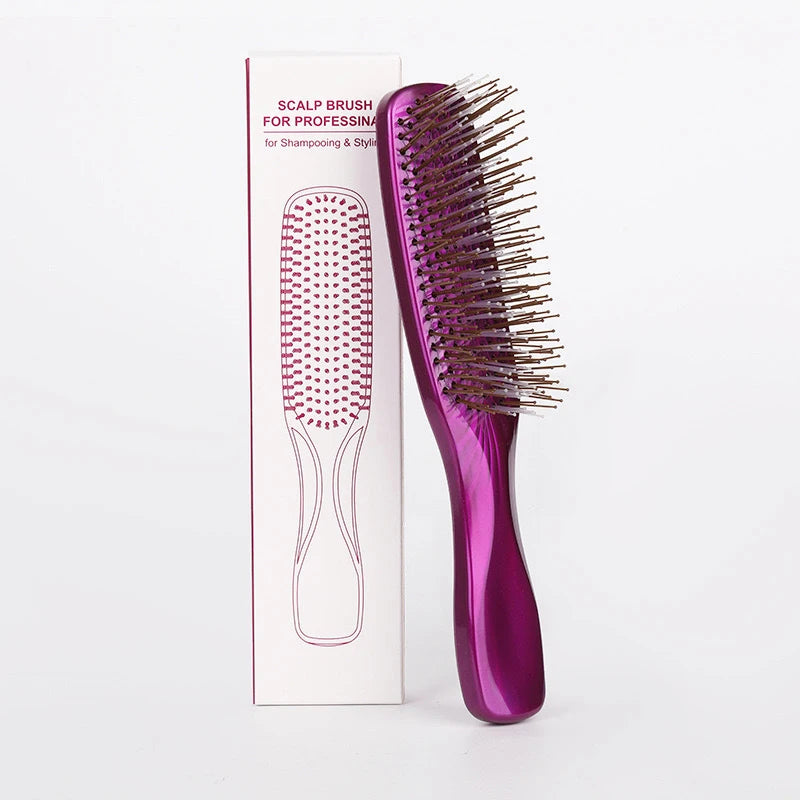 Premium Head Massager Brush - Rose Gold Scalp Tool - EU Fast Shipping